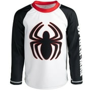 Marvel Avengers Black Panther Big Boys Rash Guard Swim Shirt 14-16